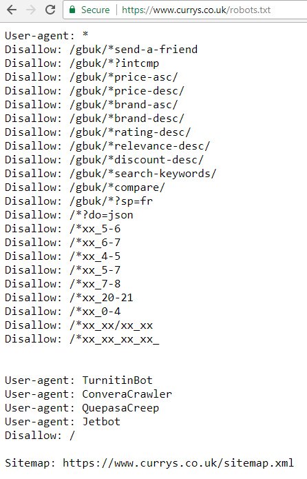 robots.txt audit screenshot from a client technical SEO audit, showing crawler directives and disallow rules